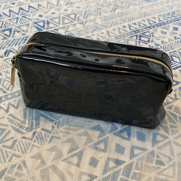 Bags Lancme Black Patent Makeup Bag Poshmark